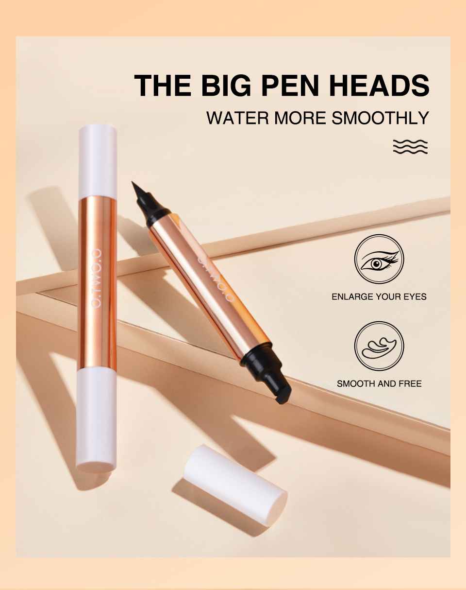 O.TWO.O 2 IN 1 Long Wear Stamp Eyeliner Pen 1019