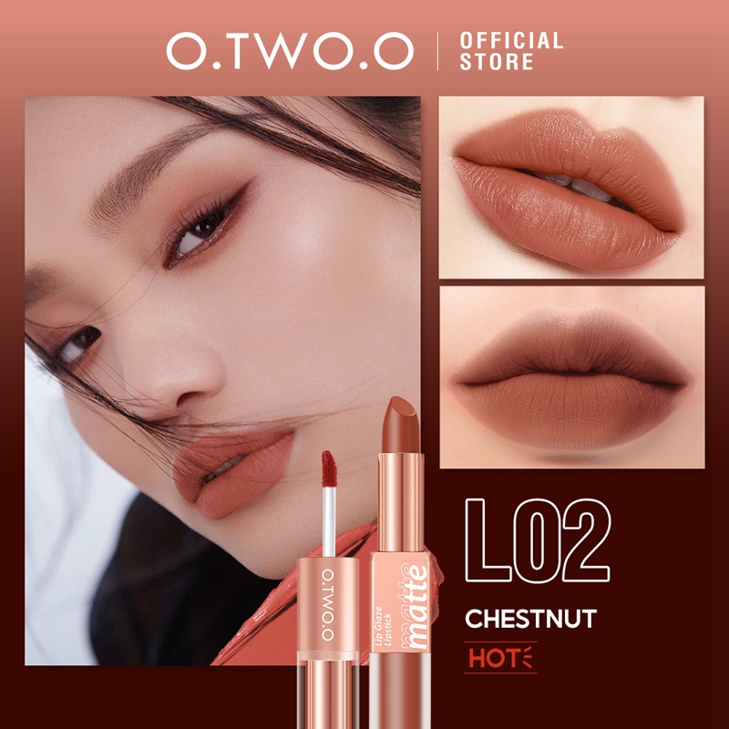 O.TWO.O  2 in 1 Lip Stick and Lip Gloss SC036