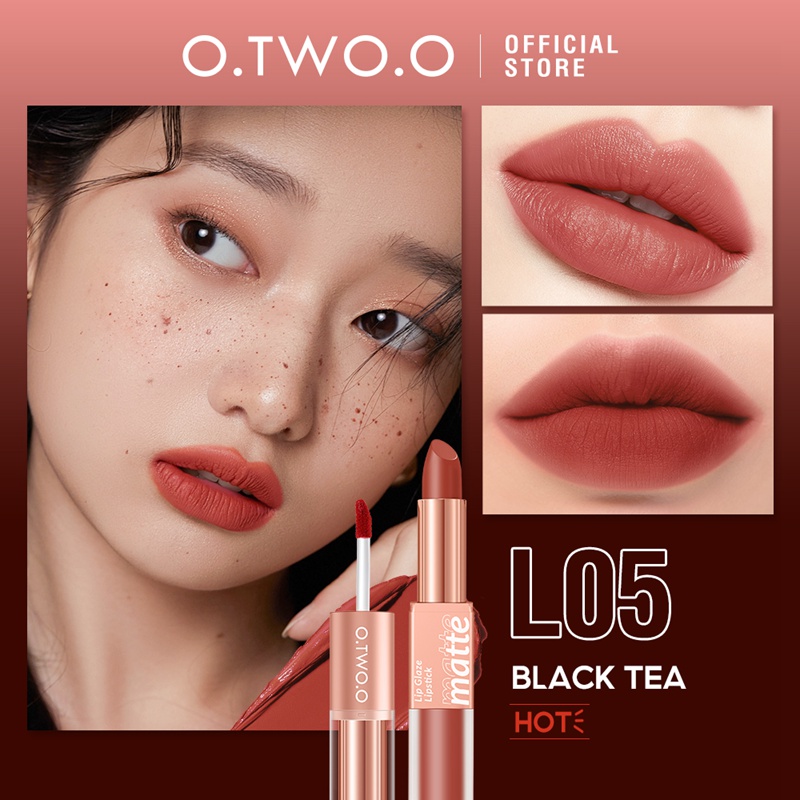 O.TWO.O  2 in 1 Lip Stick and Lip Gloss SC036