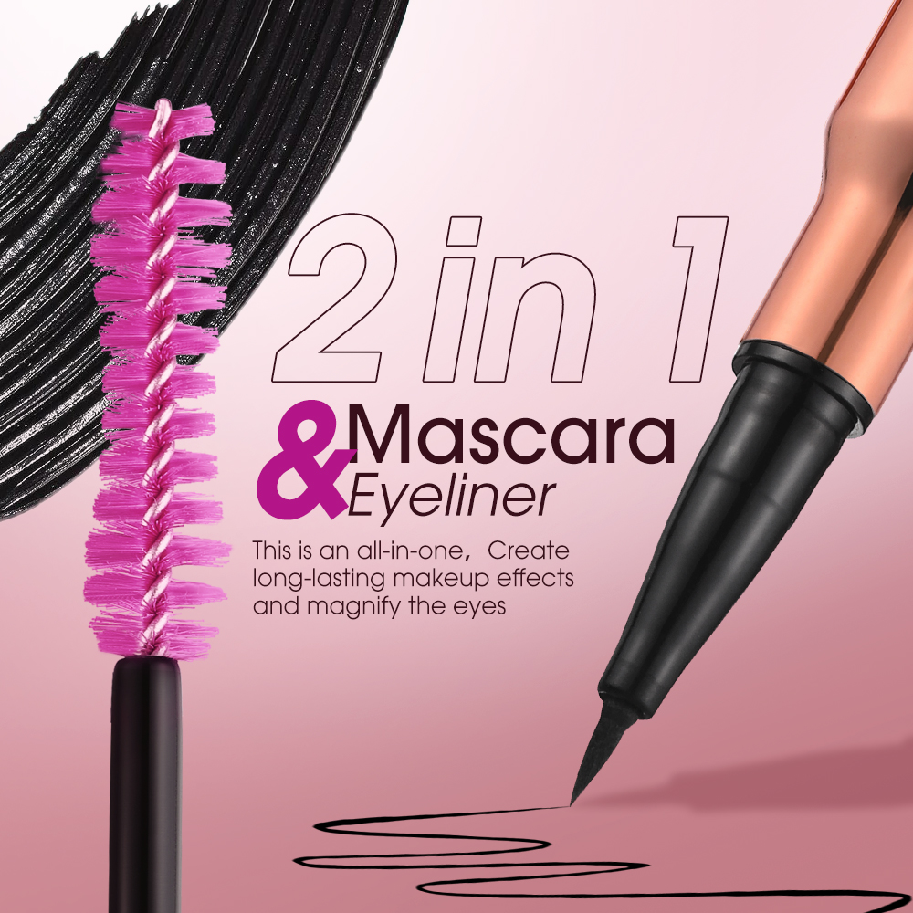 O.TWO.O 2 IN 1 Eyeliner Mascara Makeup Pen SC060