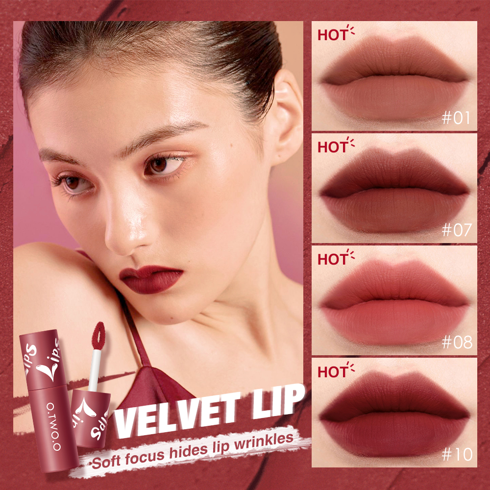 O.TWO.O 12 Color Matte Velvet Lip Glaze 9144
